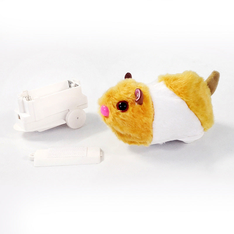 Aktivierendes Katzenspielzeug: Rollender Hamster für Bewegung und Spiel, perfekt gegen Langeweile bei Haustieren.