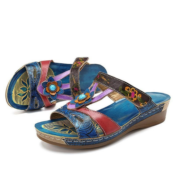 Modische Damen Plateau Sandalen für den Sommer: bequem, atmungsaktiv & leichte Schuhe mit orthopädischem Komfort.
