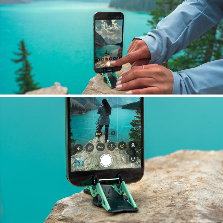Universal Handy Stativ Zubehör für Fotos & Vlogs, kompatibel mit allen Smartphones.