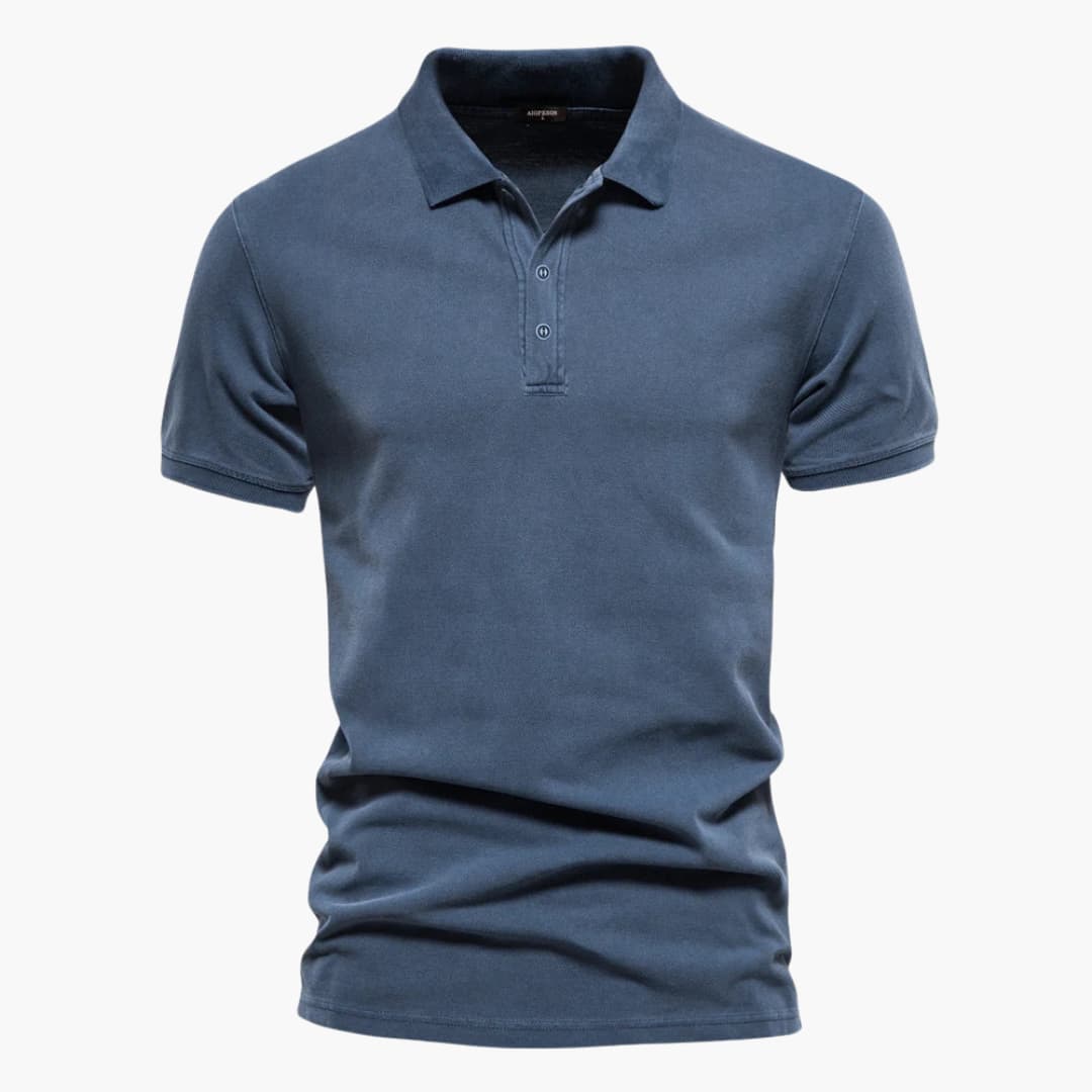 Vielseitiges Herren Polohemd Kurzarm, elegant und komfortabel. Ideales Oberteil für Sommer, Freizeit & Business Casual.