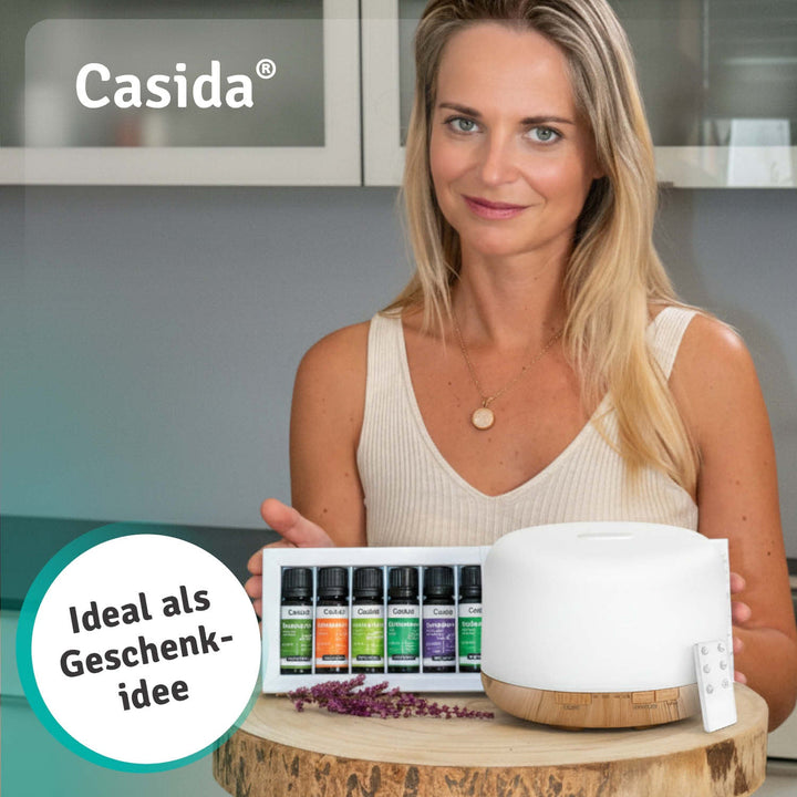 Großer 500 ml Ultraschall-Diffuser mit Fernbedienung & LED-Licht. Ideal für Raumduft, Wellness & Entspannung.