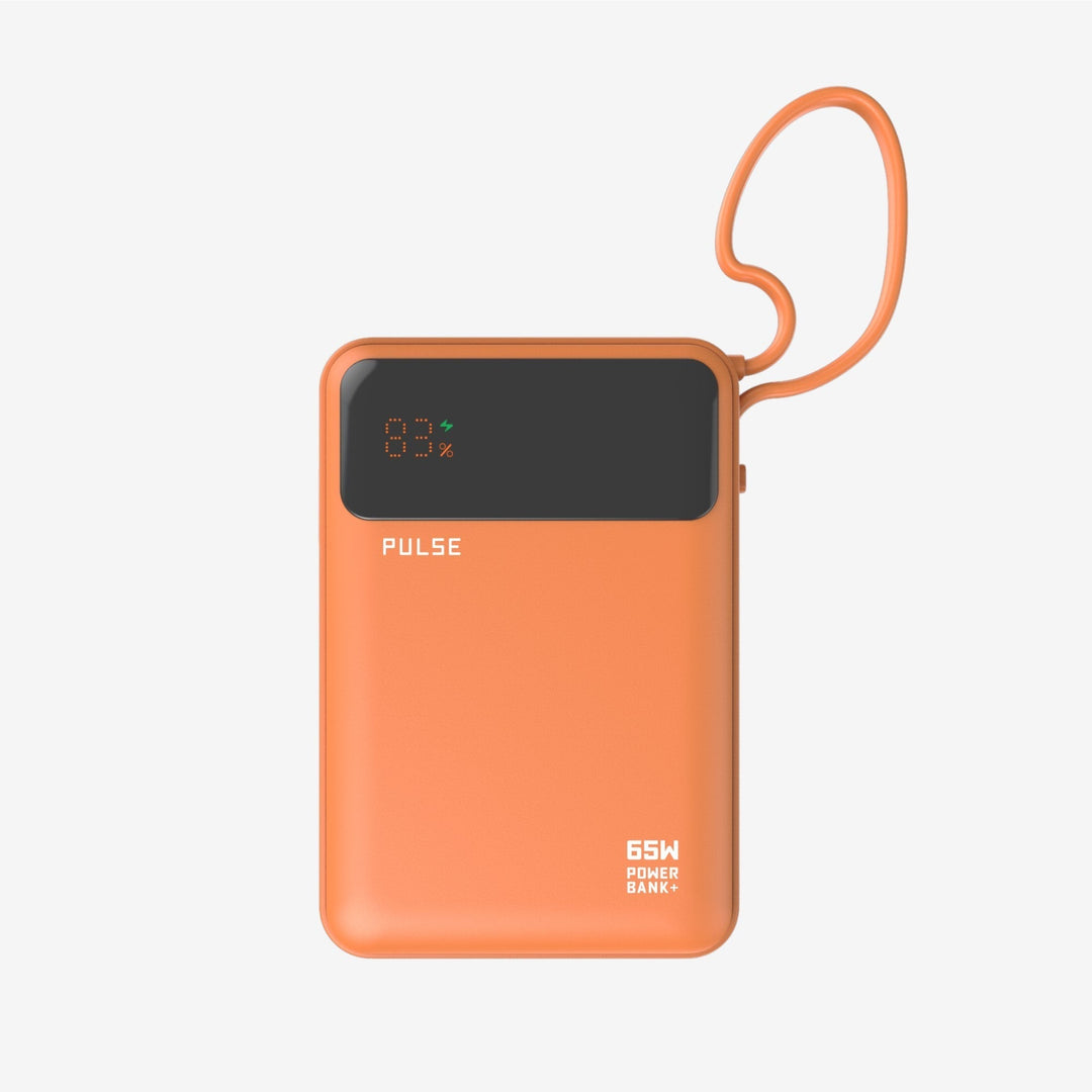 Leistungsstarke 20000mAh Powerbank mit 65W USB-C Schnellladen für Laptop & Smartphone.