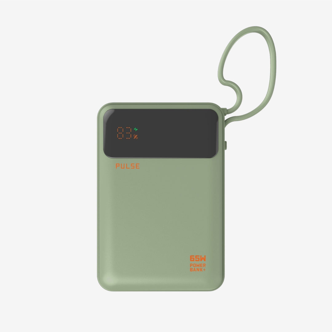 Schnelllade-Powerbank 20000mAh, 65W PD mit USB-C, perfekt für Reisen & mobiles Arbeiten.