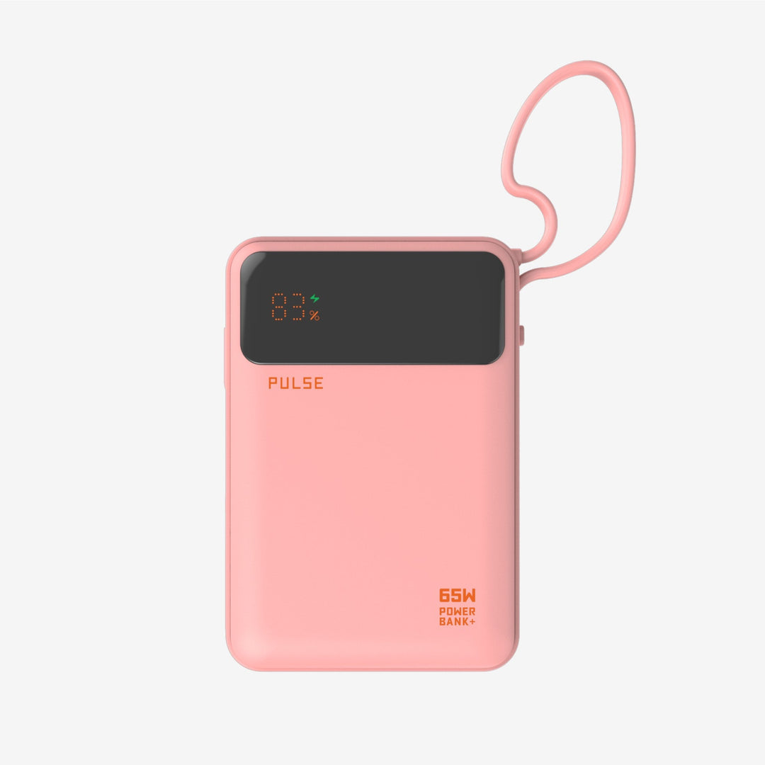 Die kompakte 20000mAh Powerbank: 65W Power Delivery für Laptop, Tablet & Smartphone.