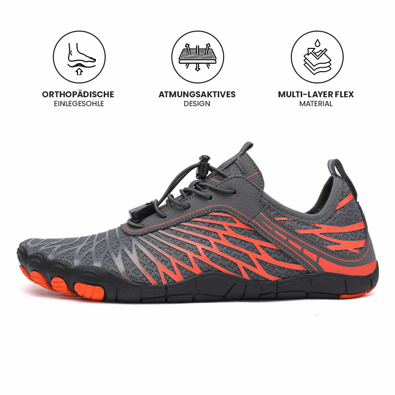 Komfortable Freizeitschuhe: Leichte Barfußschuhe für Damen und Herren mit Zero-Drop für natürliches Gehen.