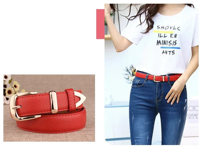 Statement Unisex Retro Gürtel mit edler Dornschließe; das Must-have Accessoire für Fashionistas.