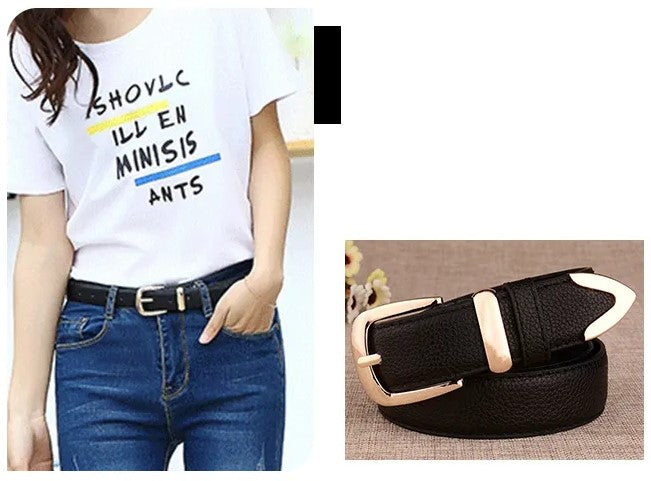 Bequemer Unisex Retro Gürtel für jeden Tag; stabile Dornschließe & klassischer Look.
