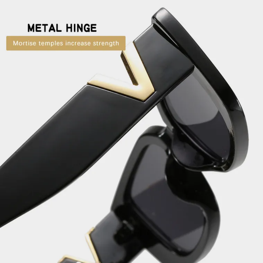 Chice Retro Katzenaugen Sonnenbrille, UV400 Augenbekleidung für Damen & Herren mit Stilgefühl.