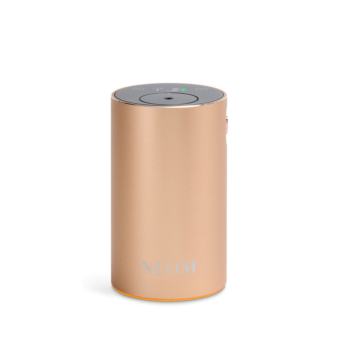 Kabelloser & wasserloser Aroma Diffusor für ätherische Öle; stilvolles Design für entspannenden Raumduft.