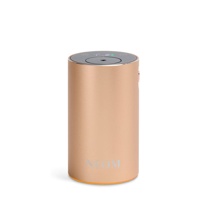 Kabelloser & wasserloser Aroma Diffusor für ätherische Öle; stilvolles Design für entspannenden Raumduft.