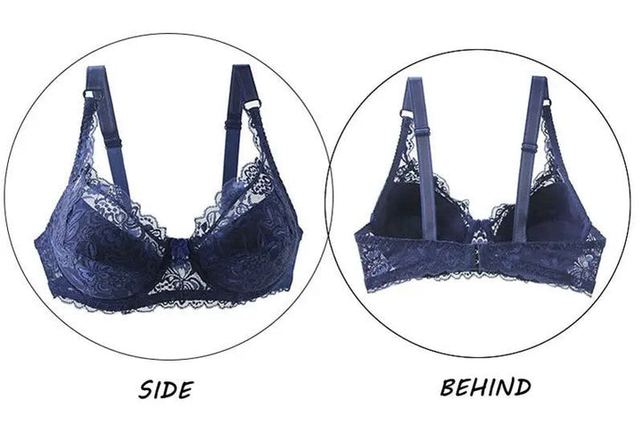 Komfortabler Bügel-BH mit Spitze in Übergröße für Damen, bietet hervorragenden Halt und sexy Look.
