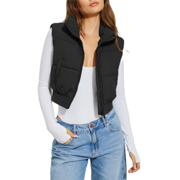 Trendige Damen Puffweste Nina, ärmellose Jacke für Komfort & Stil das ganze Jahr.