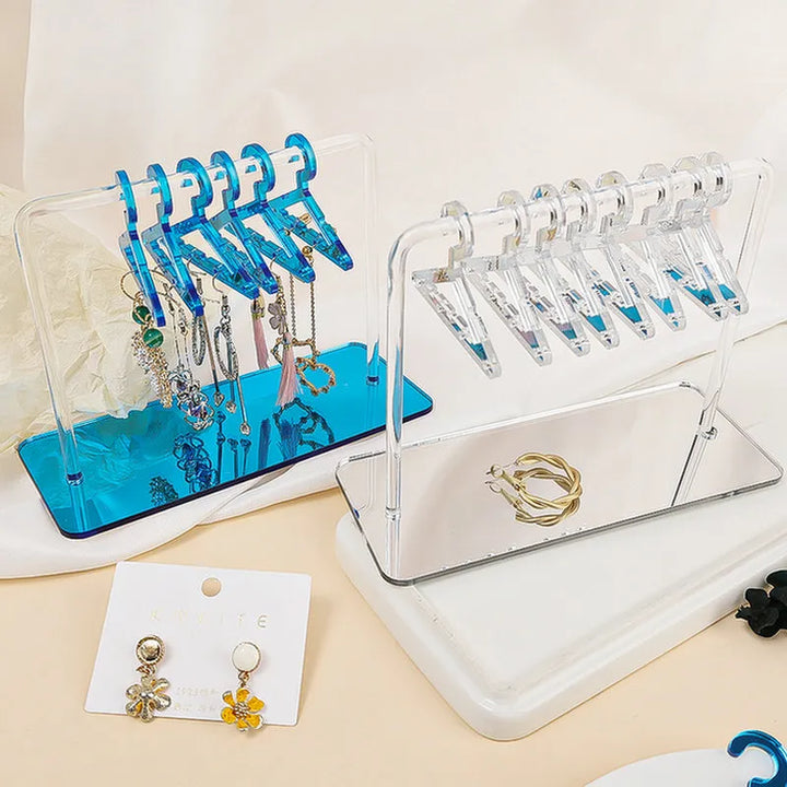 Damenschmuck-Organizer: 8er Set Acryl-Aufhänger, klar & elegant. Zeigen Sie Ihre Lieblingsstücke stilvoll.