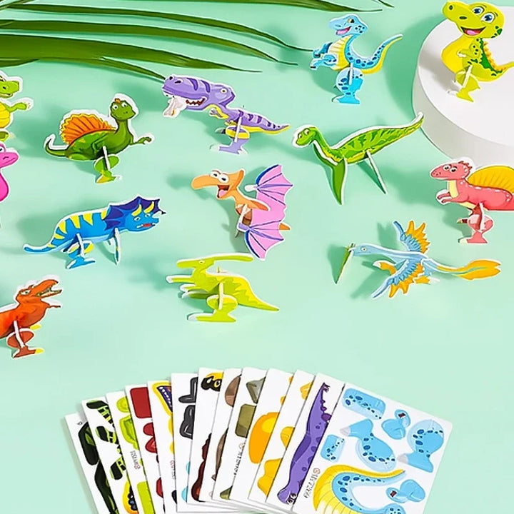 Geschenk für Kleinkinder: Sicheres & robustes 3D Cartoon Puzzle, fördert Kreativität & Lernen.