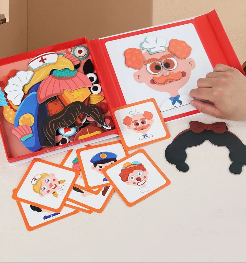 Interaktives Lernpuzzle: Fördert emotionale Entwicklung & Verständnis von Gesichtsausdrücken bei Kleinkindern.