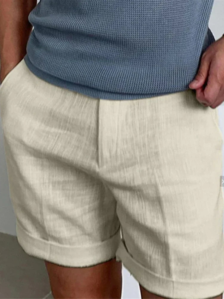 Bequeme Herren Casual Shorts: Atmungsaktiv & locker geschnitten. Ideal für warme Sommertage und Freizeit.