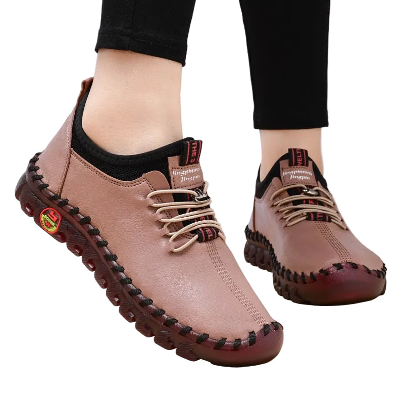 Orthopädische Damen-Sneakers bieten bequemen Halt, Dämpfung & Fußstütze. Perfekte Komfortschuhe für den Alltag.