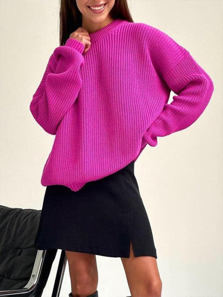 Damen Herbst/Winter Pullover, warm und stilvoll, ideal für kalte Tage. Bequemes Strick-Oberteil.