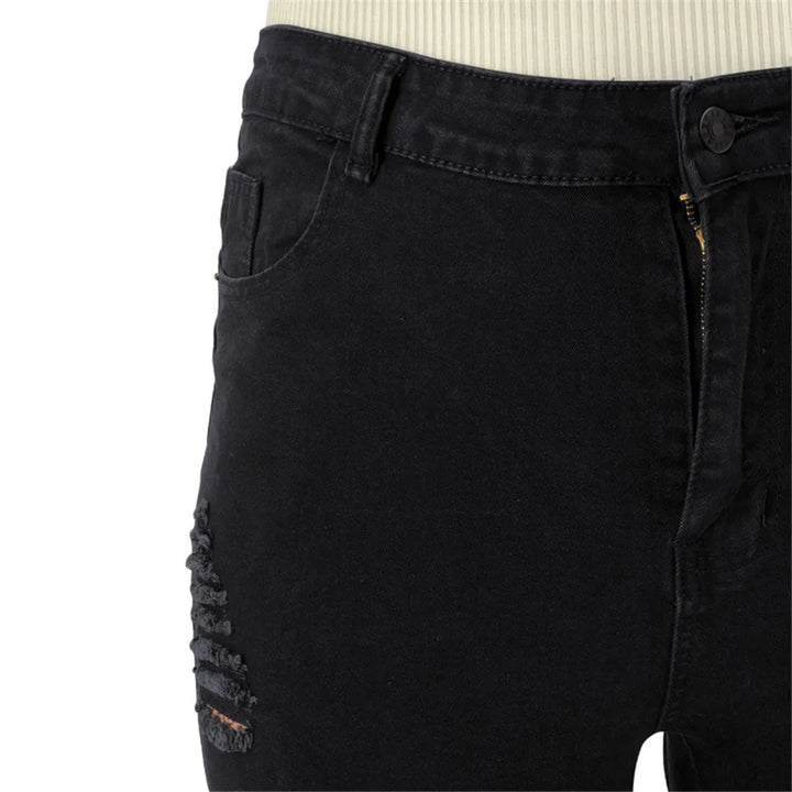 Bequeme Plus-Size Schlagjeans, Damen, Stretch-Stoff, vielseitig kombinierbar.