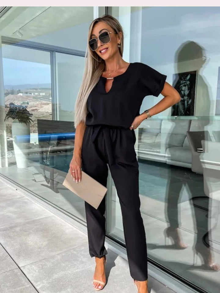 Trendiger Damen Frühlings-Jumpsuit im eleganten Patty-Stil. Schafft mühelose, modische Looks für den Alltag.