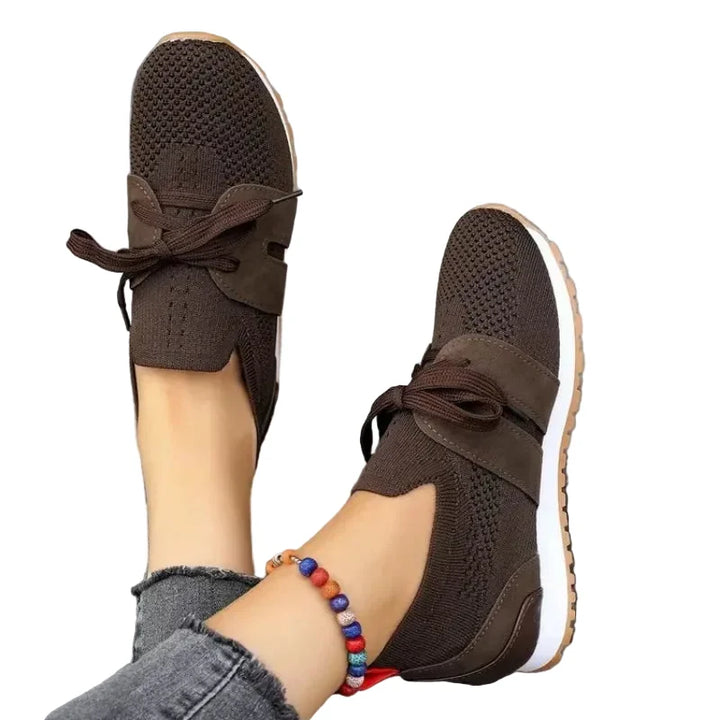 Orthopädische Damen Sneaker für maximalen Komfort. Bequemer Alltagsschuh mit Dämpfung & Fußgewölbe-Stütze.