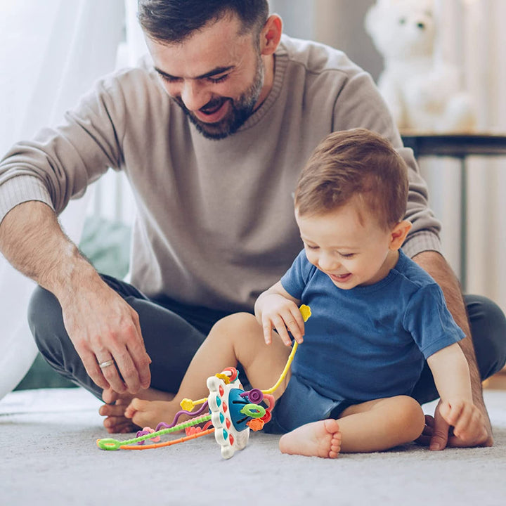 Attraktives Kinder Ufo Spielzeug für Babys und Kleinkinder. Fördert Neugier & sensorische Fähigkeiten spielerisch.
