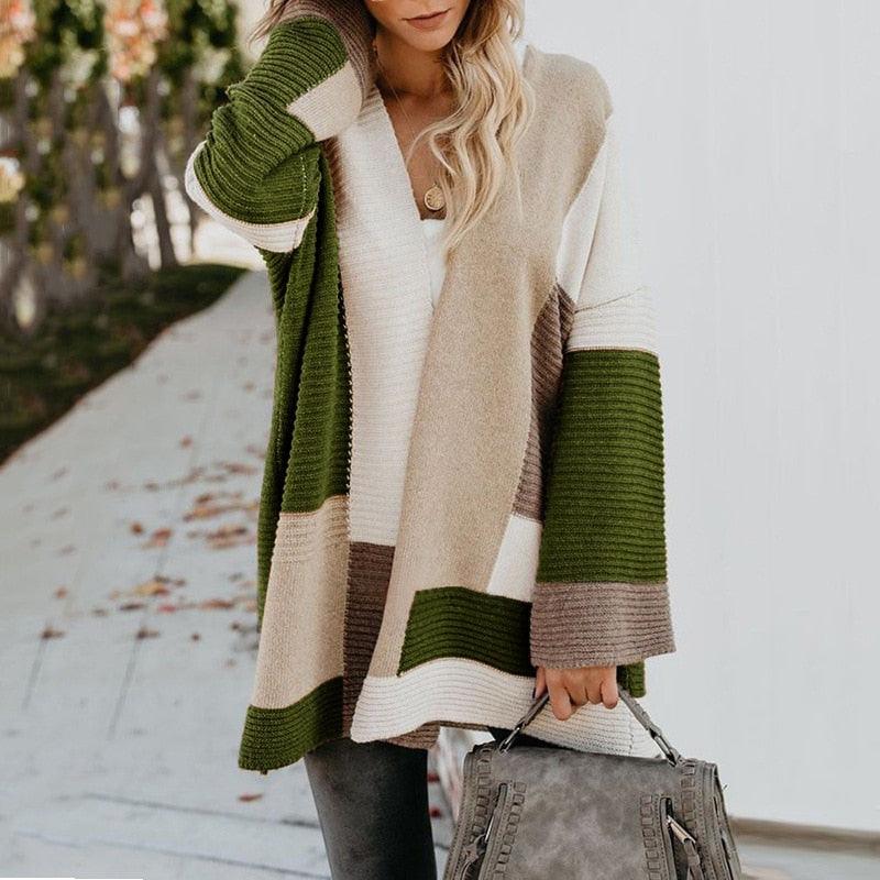 Damen Herbst Strickpullover, warm & gemütlich für kühle Tage.