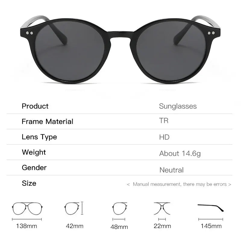 Retro-Sonnenbrille polarisiert, unisex, mit robustem Rahmen und UV400 Schutz für klare Sicht im Sommer.