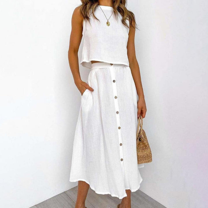 Ärmelloses Damen-Sommerkleid, fließend & luftig, ein Must-have für heiße Tage.