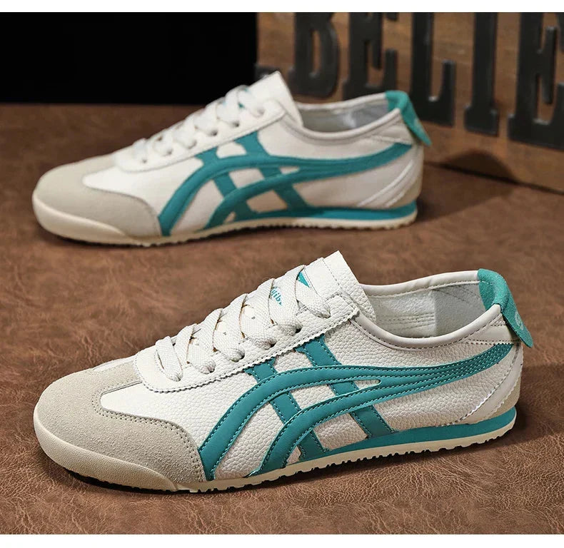 Futuristische geometrische Sneaker, unisex und farbenfroh, bieten trendigen Stil und Komfort im Sommer.