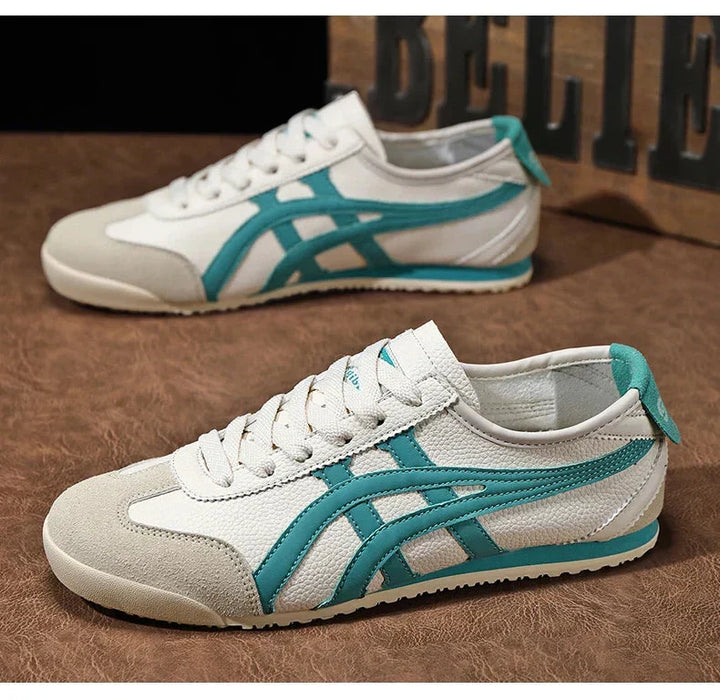 Futuristische geometrische Sneaker, unisex und farbenfroh, bieten trendigen Stil und Komfort im Sommer.