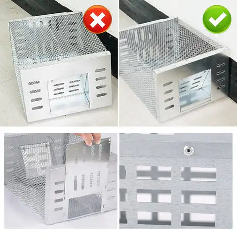 Mausefalle mit automatischem Fangsystem, ideal für sichere und hygienische Nagetierkontrolle ohne Chemikalien.