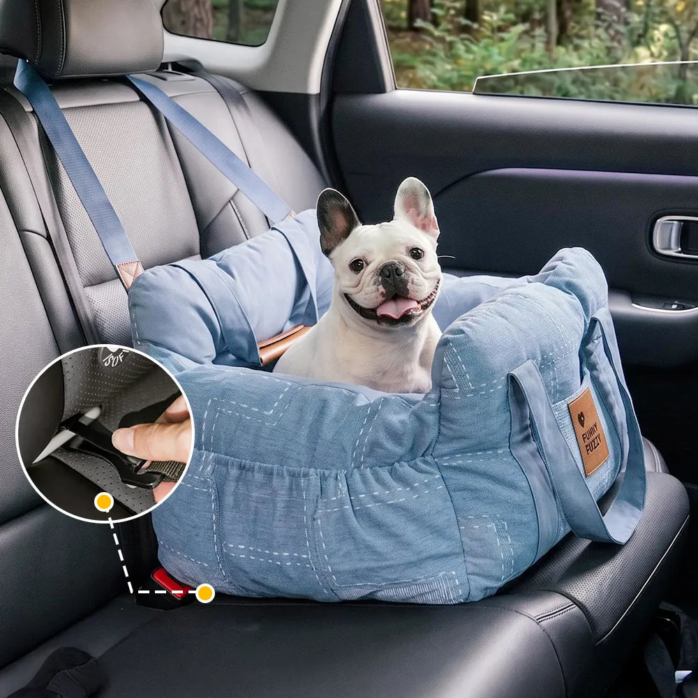 ISOFIX Hundesitz, schont Autositz und bietet dem Haustier einen sicheren, sauberen Reiseplatz.
