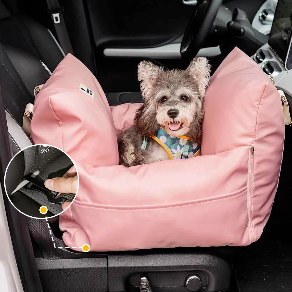 Sicher & sauber: Wasserdichter ISOFIX Hundesitz schützt Ihr Auto zuverlässig.