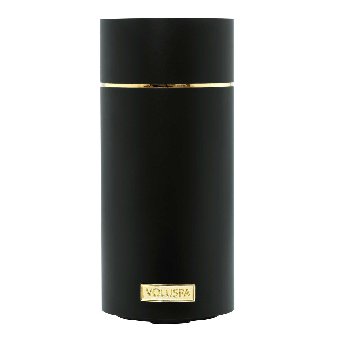 Kabelloser schwarzer Ultraschall Aroma Diffuser für ätherische Öle, ideal für entspannenden Raumduft & Wellness.