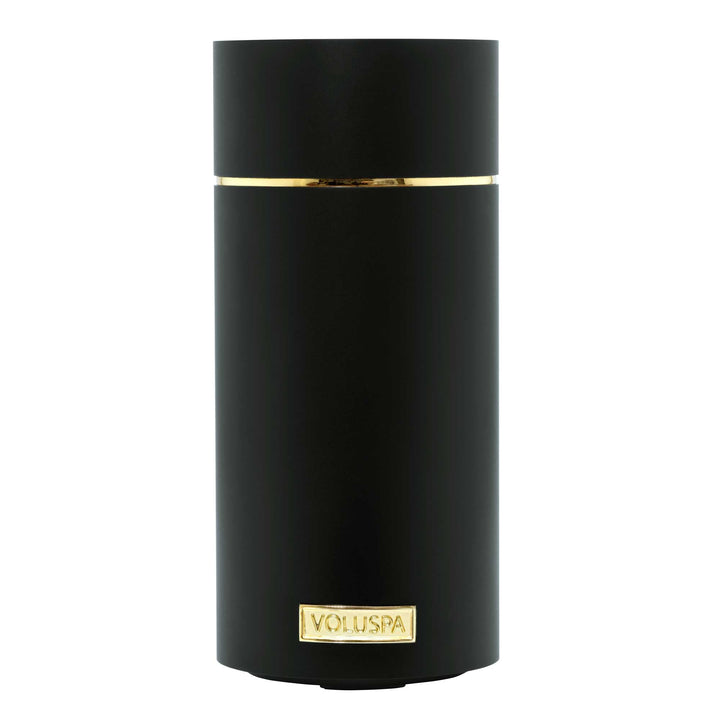 Kabelloser schwarzer Ultraschall Aroma Diffuser für ätherische Öle, ideal für entspannenden Raumduft & Wellness.