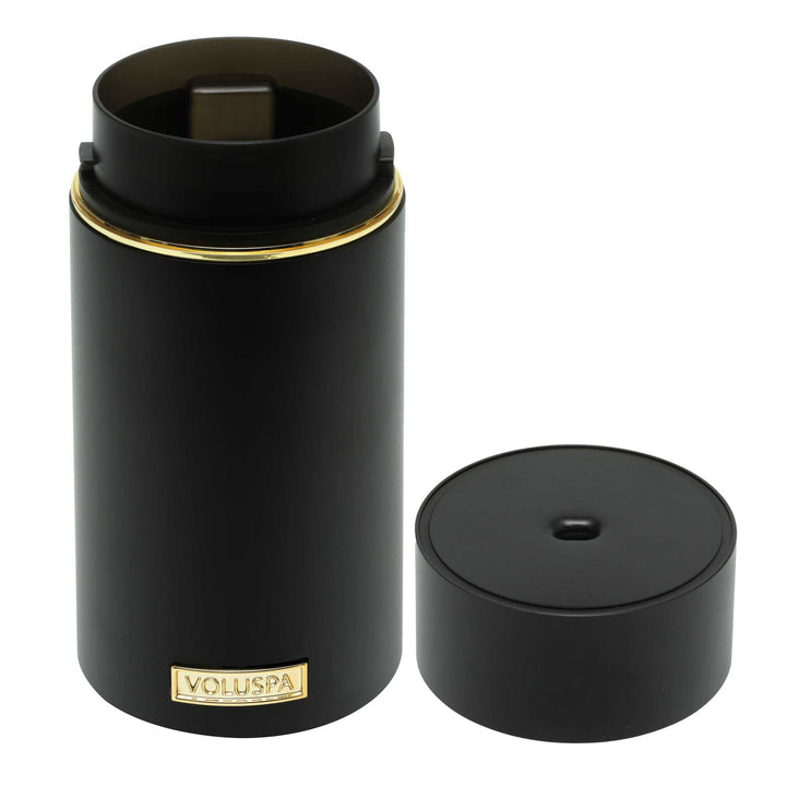 Kompakter kabelloser Aroma Diffuser als Luftbefeuchter für ätherische Öle; perfekte Geschenkidee für Wellness.