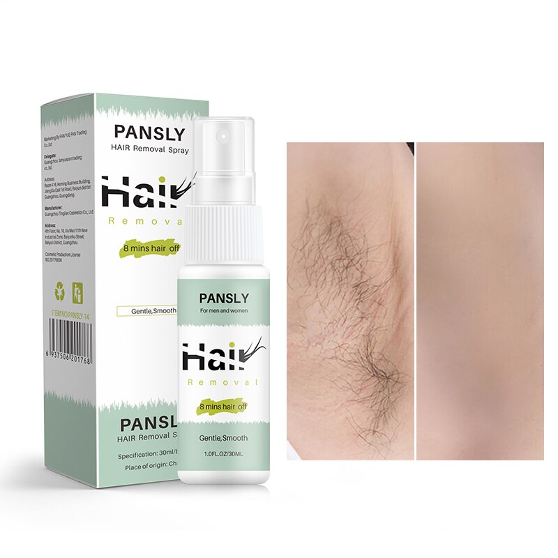 Unisex Haarentfernungsspray für Männer & Frauen. Effektive, schmerzfreie Methode für glatte Haut und intensive Pflege.