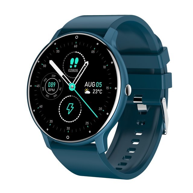 Ultradünne Unisex Smartwatch & Fitnesstracker mit Bluetooth, Touchscreen, wasserdicht für Android/iOS.