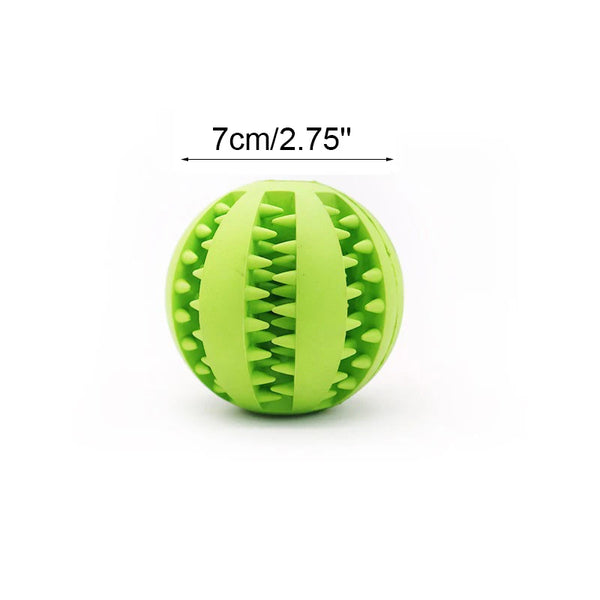 Multifunktionaler Hunde Kauball: Zahnpflege, Zahnreinigung & interaktives Leckerli-Spielzeug. Robust und sicher.