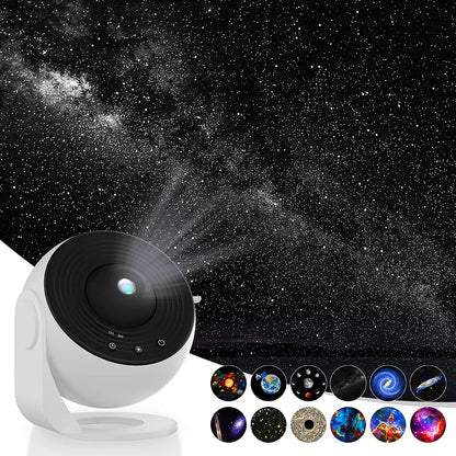 Universeller 13-in-1 Galaxie Nachtlicht Projektor für Kinder & Erwachsene, der Sterne & Nebel projiziert.