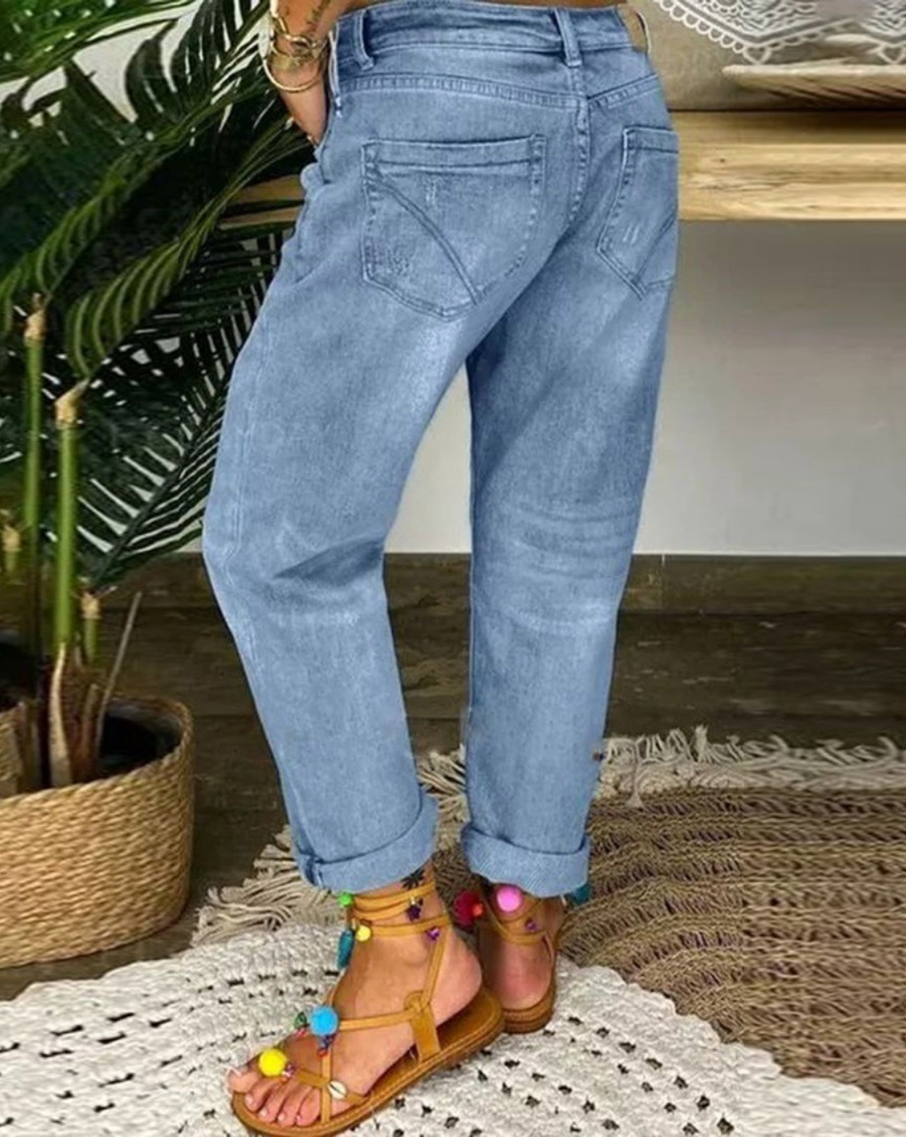 Trendige Damen Jeans für den Frühling, vielseitig kombinierbar für stilvolle Frühlingsmode & langanhaltenden Komfort.