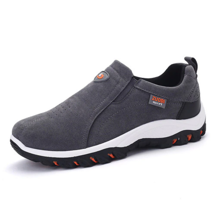 Moderne Herren-Laufschuhe, orthopädisch konzipiert, mit Dämpfung für Sport, Wandern & Alltag.