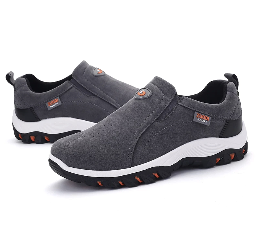 Orthopädische Herrenschuhe für gesunde Füße, bieten Stabilität und Entlastung beim Gehen & Laufen.