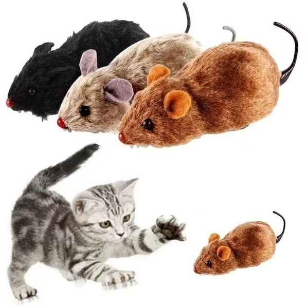 Elektrische Spielmaus für Katzen, interaktiv und animierend, ideal zur Förderung des natürlichen Jagdtriebs.