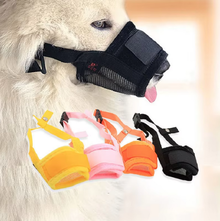 Atmungsaktiver Netz-Hundemaulkorb für Komfort & Sicherheit beim Gassi und Training.