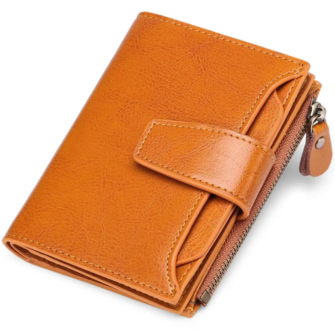 Kompakte Unisex-Geldbörse, RFID-geschützt, mit intuitivem Design für schnellen Zugriff.