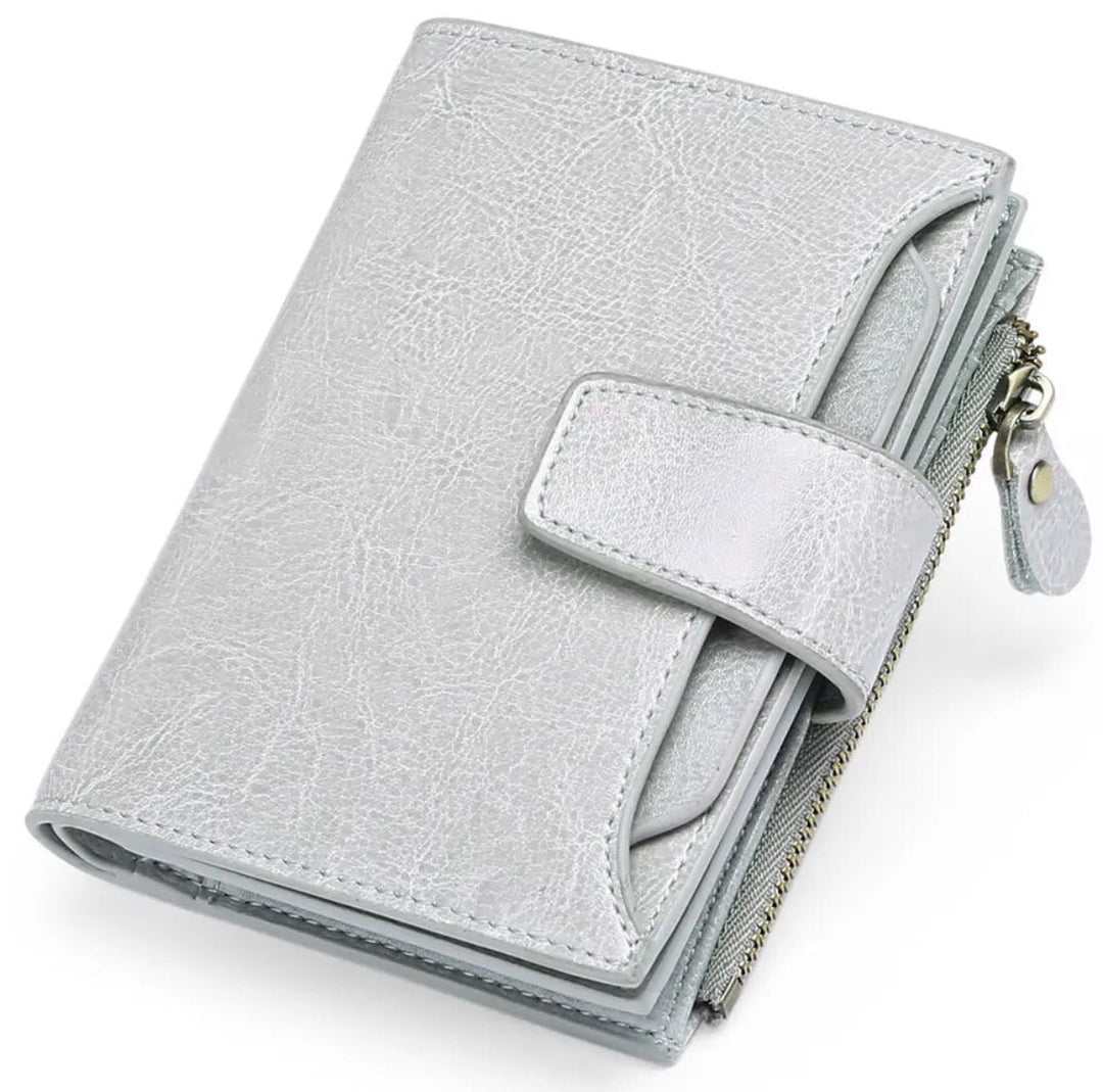 Kurzes Portemonnaie, unisex, mit RFID-Schutz, für minimalistische Lebensweise.