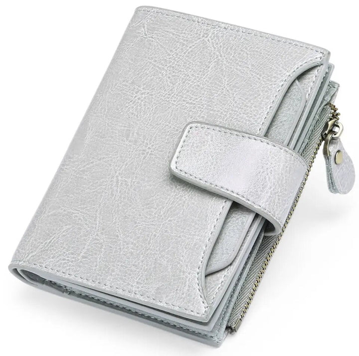 Kurzes Portemonnaie, unisex, mit RFID-Schutz, für minimalistische Lebensweise.