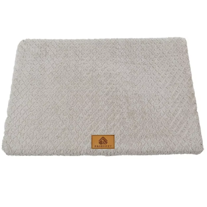 Flauschiges orthopädisches Katzenbett & Hundebett aus Plüsch; gemütlicher, gelenkfreundlicher Schlafplatz für Haustiere.
